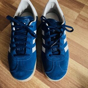Blue Adidas Gazelle